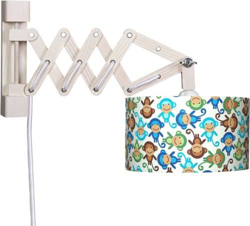 Affe - een schaarlamp met hout