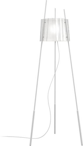 Kundalini Tyla vloerlamp, dimbaar, wit