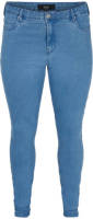 Zizzi super slim fit high waist jeans Amy light denim