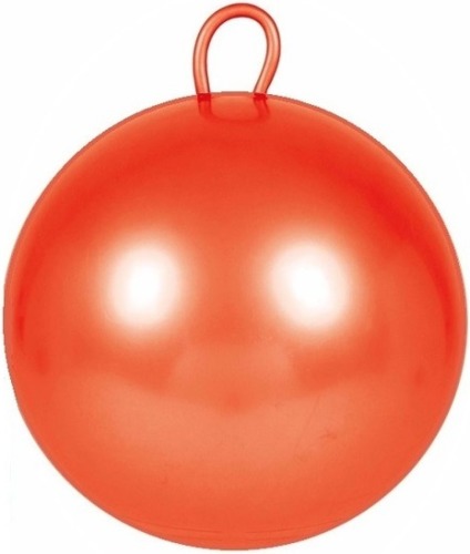 Merkloos Rode skippybal 70 cm voor jongens/meisjes