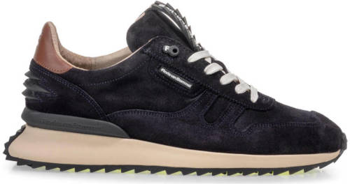 Floris van bommel Sharki suède sneakers donkerblauw