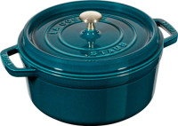 Staub Ronde Stoof-/Braadpan 26 cm La Mer Blauw