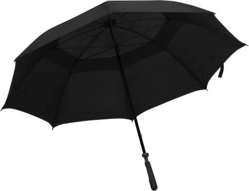 VidaXL Paraplu 130 cm zwart