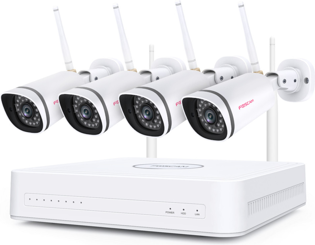 Foscam FN7108W-B4-1T, 2MP Full HD WiFi beveiligingsset
