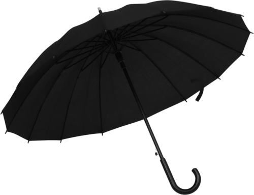 VidaXL Paraplu automatisch 105 cm zwart