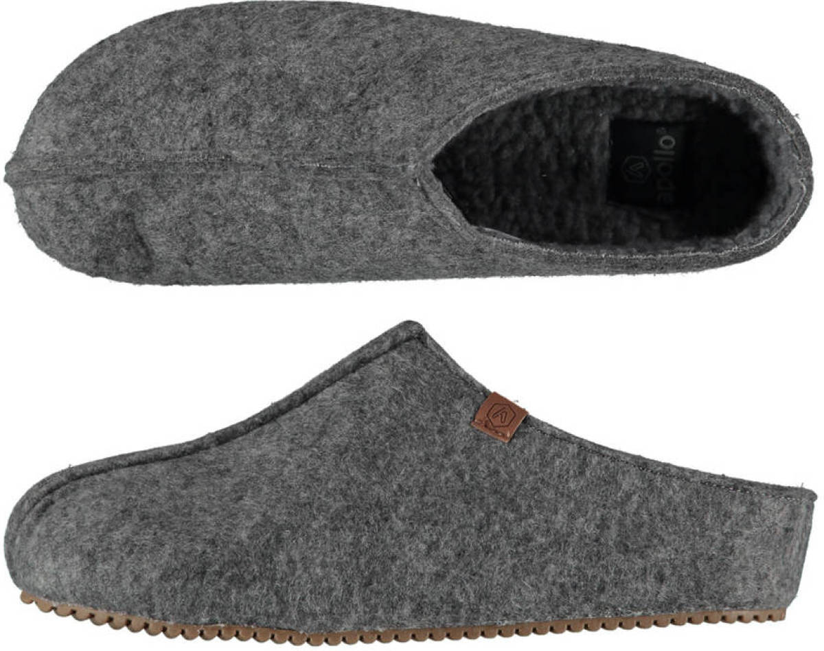 Apollo sloffen grijs