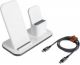 Xtorm 3-in-1 Wireless Charging Base for Apple - Wit/Grijs