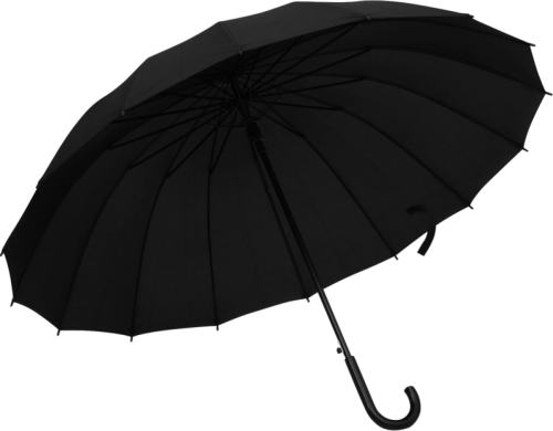 VidaXL Paraplu automatisch 120 cm zwart