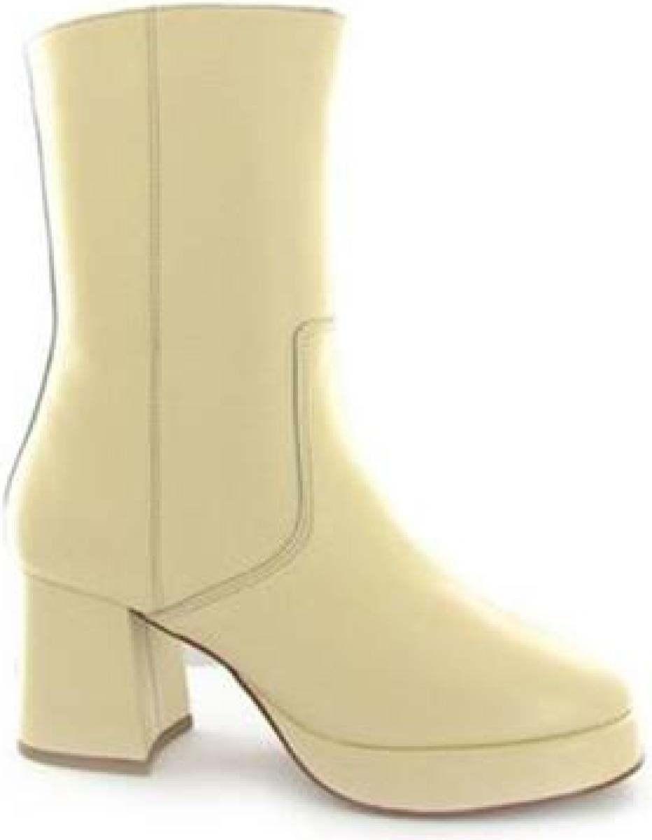 Ps poelman Meryl leren enkellaarzen off white