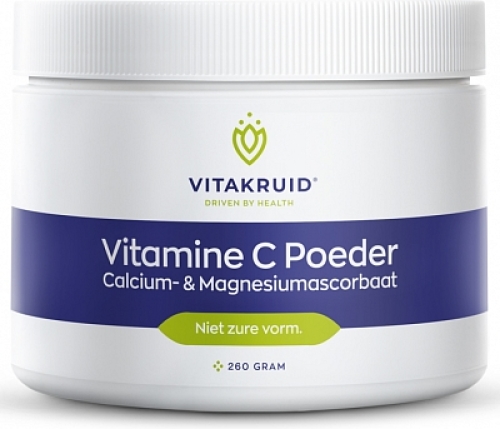 Vitakruid Vitamine C Poeder Calcium- en Magnesiumascorbaat