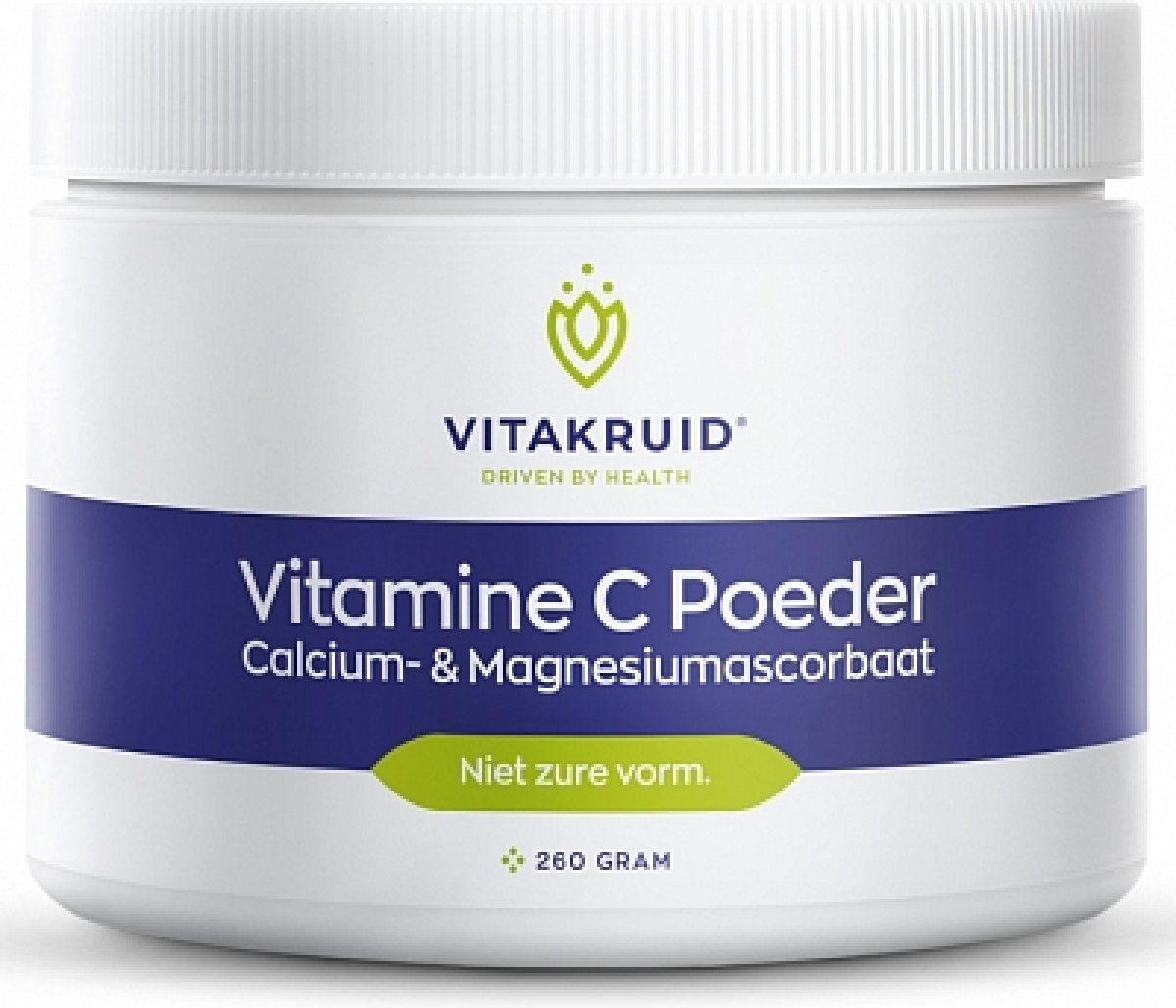 Vitakruid Vitamine C Poeder Calcium- en Magnesiumascorbaat