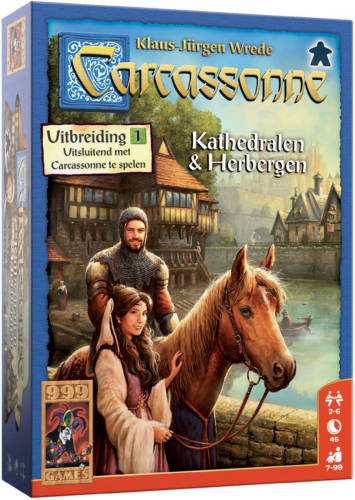 999 Games Carcassonne: Kathedralen & Herbergen Bordspel