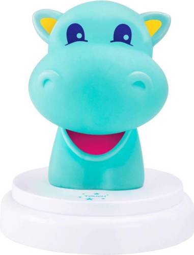 Alecto Silly Hippo Nachtlampje - Roze