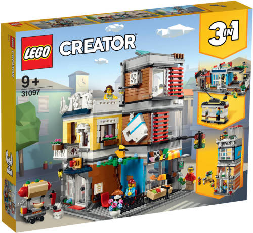 LEGO Creator 3in1 Huis Dierenwinkel En Café 31097