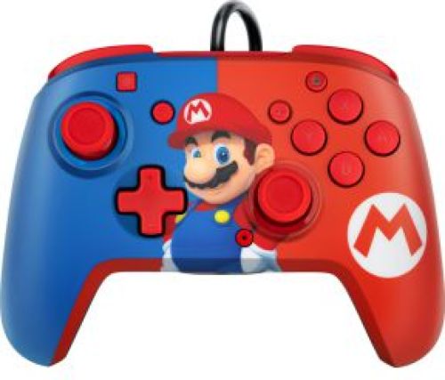 PDP Faceoff Deluxe+ Audio Wired Controller - Mario (Nintendo Switch/Switch OLED)