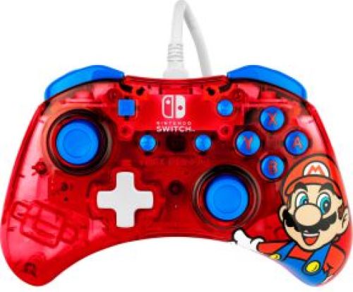 PDP Rock Candy Wired Controller - Mario (Nintendo Switch/Switch OLED)