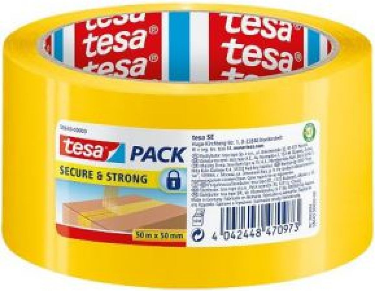 Tesa 58643 50 m Geel 1 stuk(s)