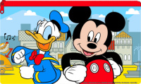 W&O etui Mickey Mouse 24 x 15 cm rood