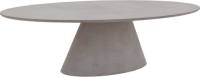 Goossens Eettafel Stone, Ovaal 270 x 120 cm