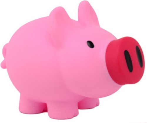 Johntoy spaarvarken 30 x 13 cm junior roze