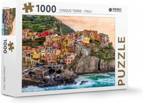 Rebo Productions legpuzzel Cinque Terre Italy 1000 stukjes