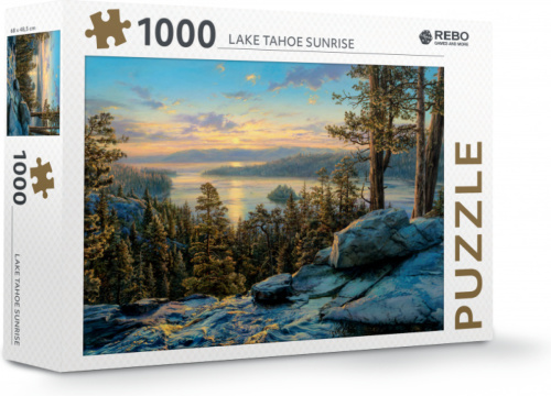 Rebo Productions legpuzzel Lake Tahoe Sunrise 1000 stukjes