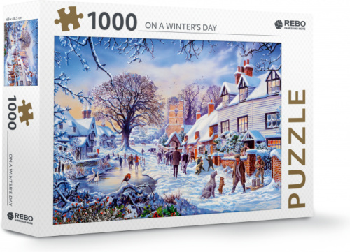 Rebo Productions legpuzzel On A Winter's Day 1000 stukjes