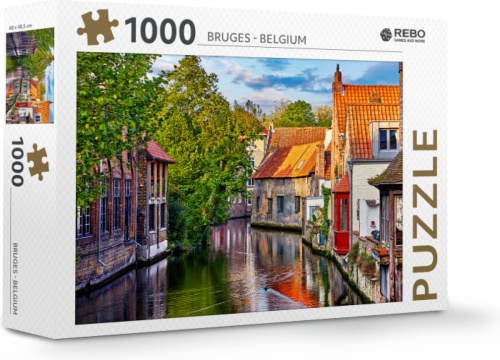 Rebo Productions legpuzzel Brugge 68 x 48,5 cm 1000 stukjes
