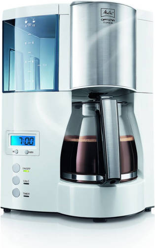 Melitta Optima Timer Koffiezetapparaat - Wit