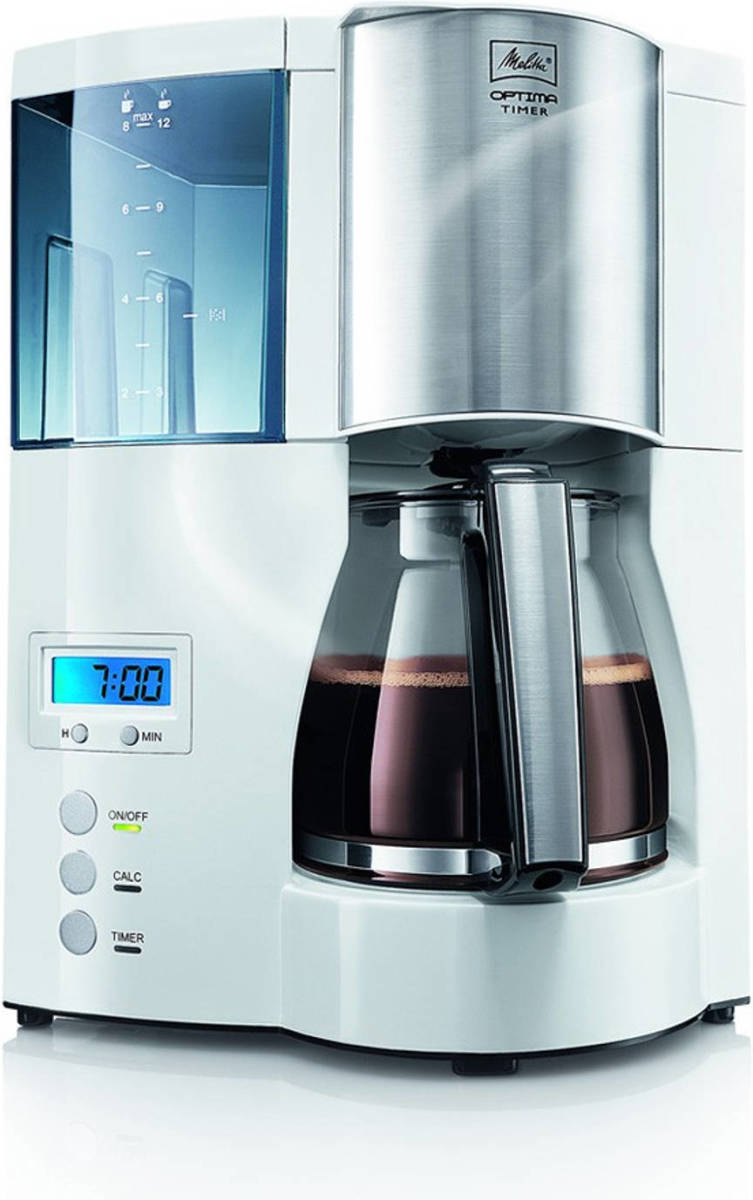 Melitta Optima Timer Koffiezetapparaat - Wit