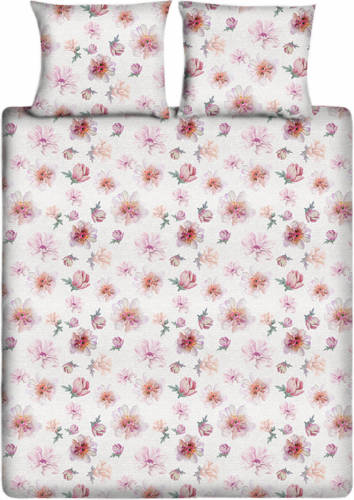 Ten Cate Katoenen Lits-jumeaux Dekbedovertrek - 240x200/220 - Pastry Pink