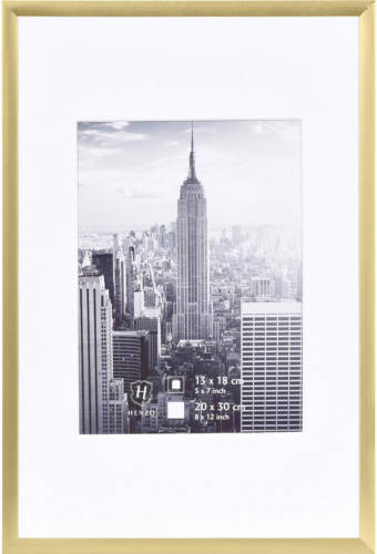 Henzo Fotolijst Manhattan - 20 X 30 Cm - Goudkleurig