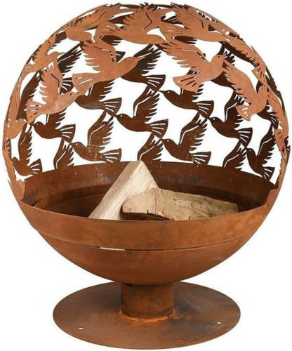 Esschert Design Esschert Vuurbal Laser Cut Vogels (Ø 58 Cm)