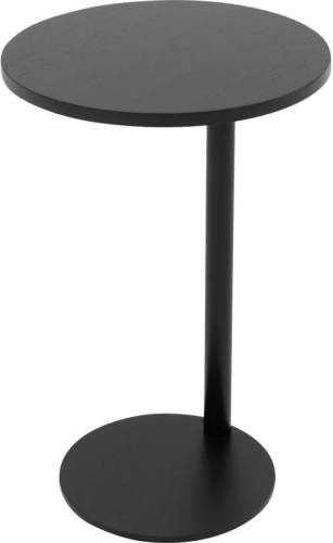Goossens Bijzettafel Runt, hout eiken zwart, stijlvol landelijk,