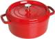 Staub Ronde Stoof-/Braadpan 26 cm Kers