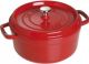 Staub Ronde Stoof-/Braadpan 26 cm Kers