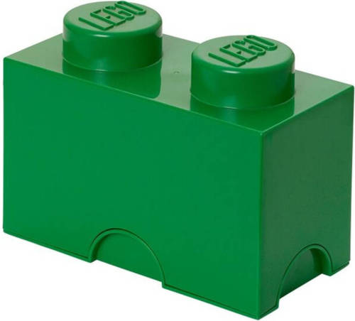 Set Van 4 - Opbergbox Brick 2, Groen - LEGO