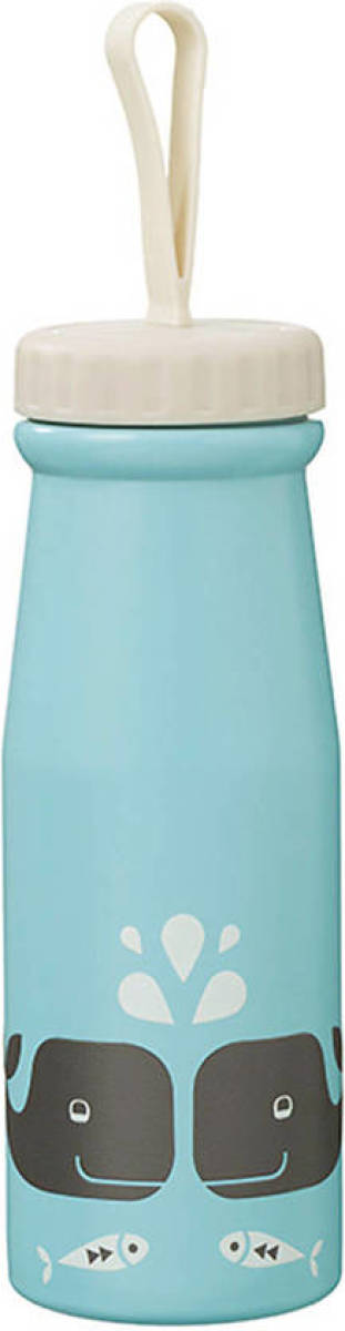 Fresk thermosfles Whale 380 ml blauw