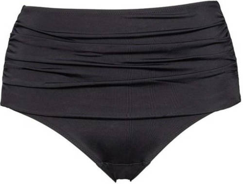 Plaisir +size high waist bikinibroekje zwart