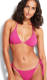 Seafolly strik bikinibroekje met ribstructuur roze