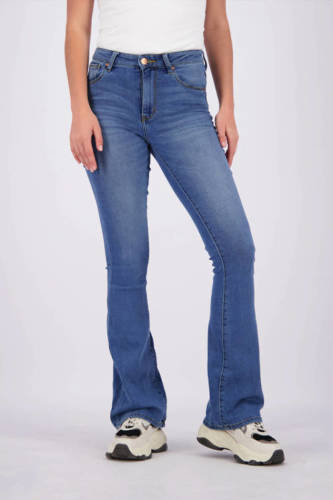 Raizzed high waist flared jeans Sunrise mid blue stone