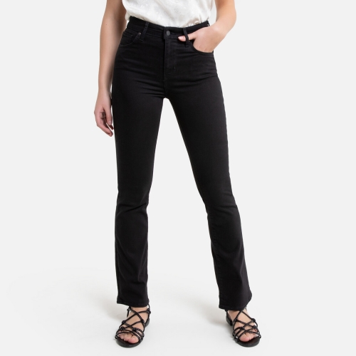 Levi's 725 high waist bootcut jeans zwart