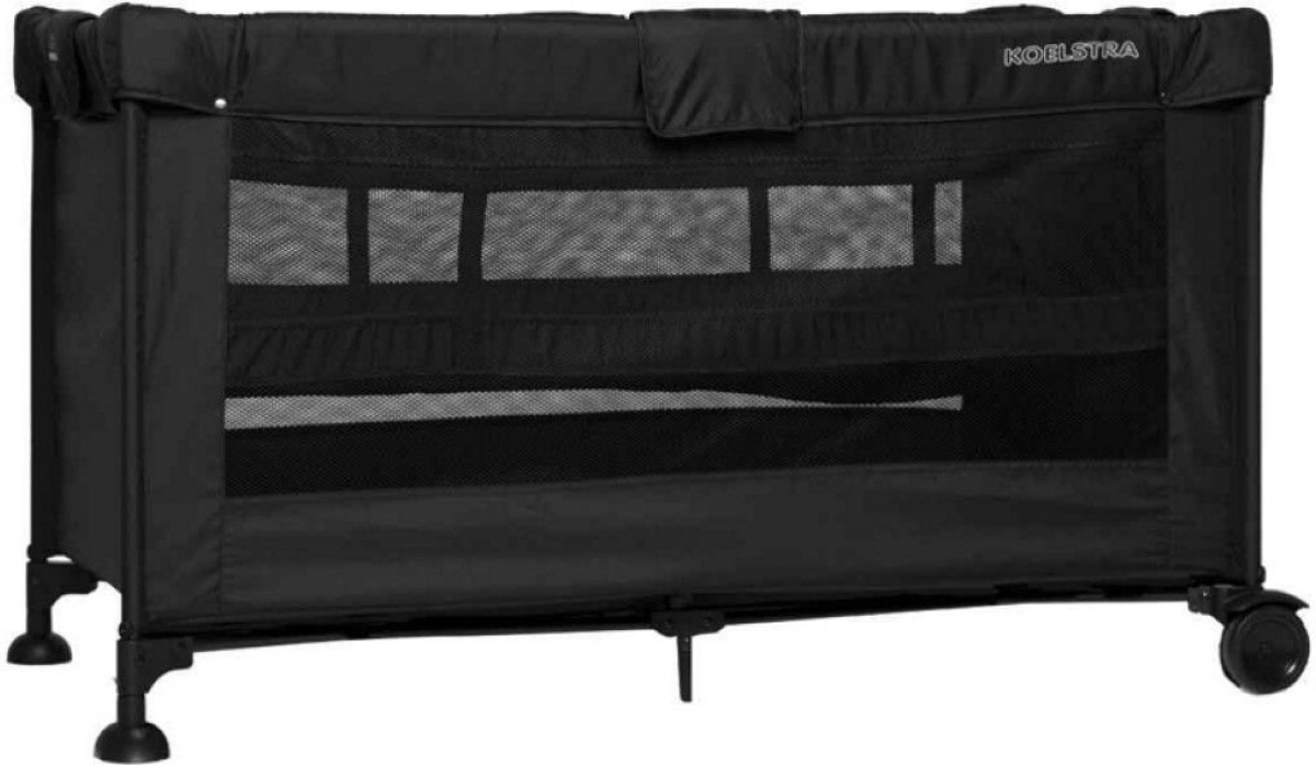 Reisbed Koelstra Travelsleeper T5 Zwart incl. Bodemverhoger