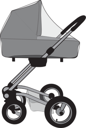 Titanium baby Regenhoes Kinderwagen