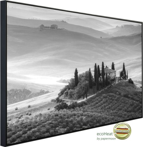 Papermoon Infraroodverwarming Italien Landschaft Schwarz & Weiß