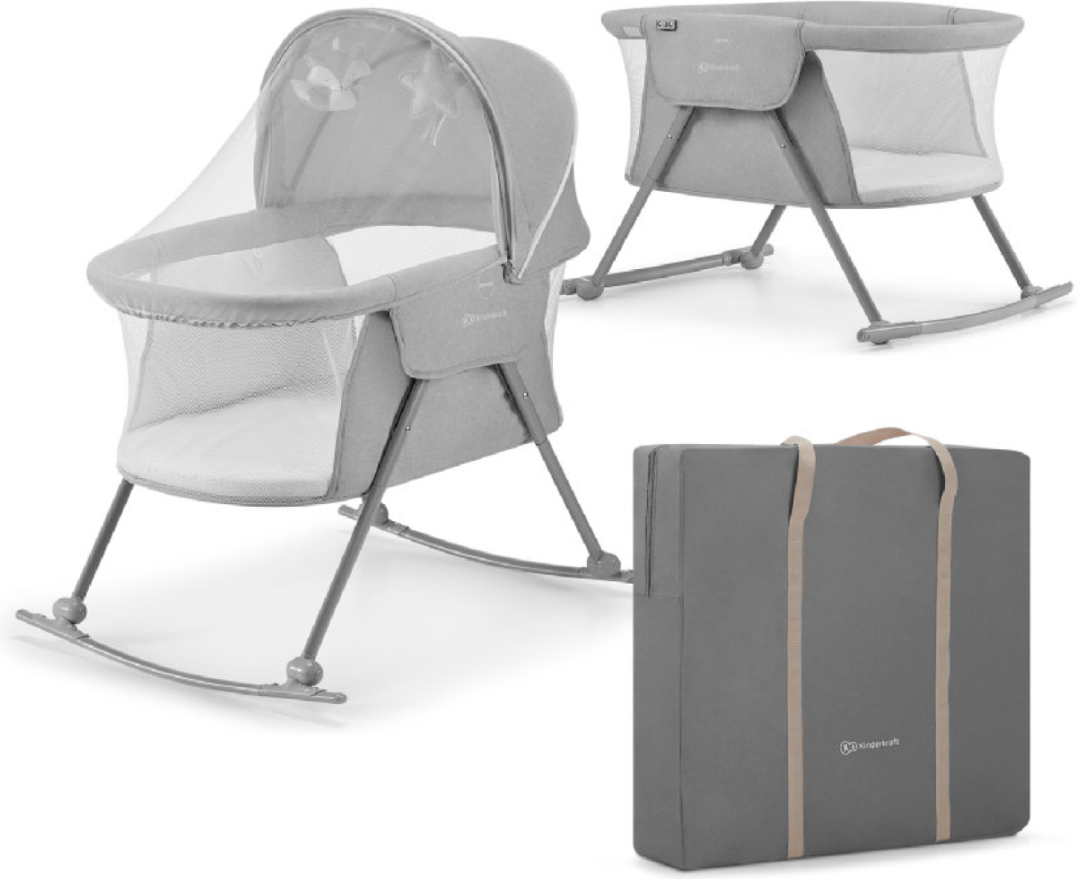 Reisbed Kinderkraft Lovi 3-in-1 Grey