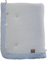 Snoozebaby boxkleed/speelkleed Cheerful Playing 75x95 cm Fresh Blue