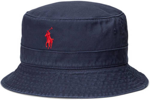 Ralph Lauren bucket hat donkerblauw