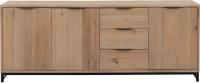 Goossens Dressoir Max, 3 deuren 3 laden
