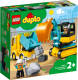 LEGO Duplo Construction Truck & Graafmachine Met Rupsbanden 10931